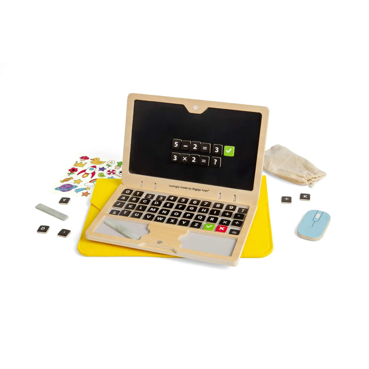 Kids’ wooden tech set for role play