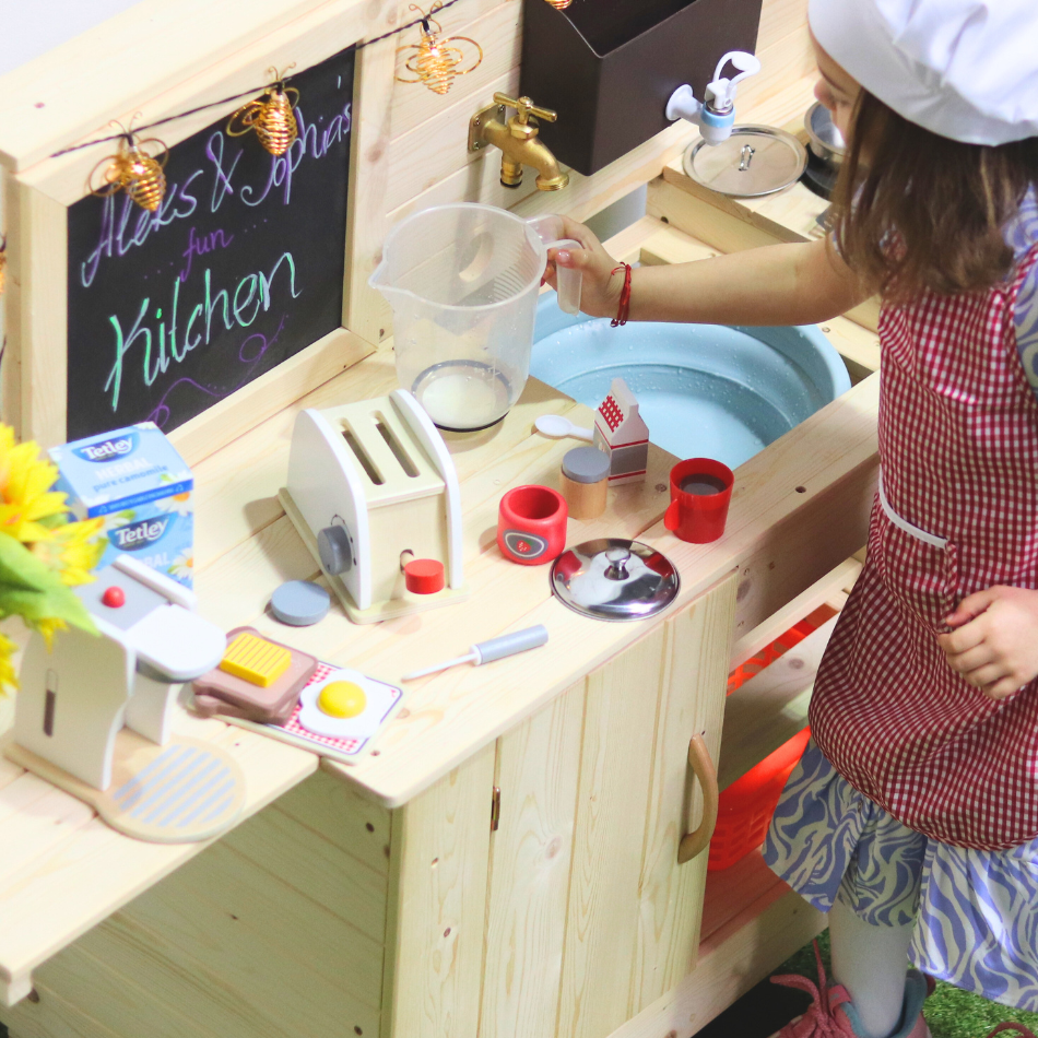 Large Triple Mud Kitchen For Outdoor Play Big Game Hunters