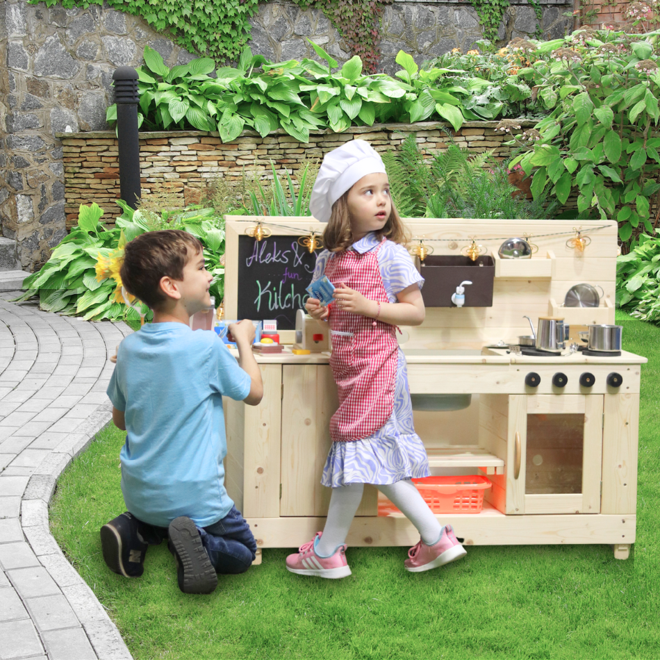 Large Triple Mud Kitchen For Outdoor Play Big Game Hunters