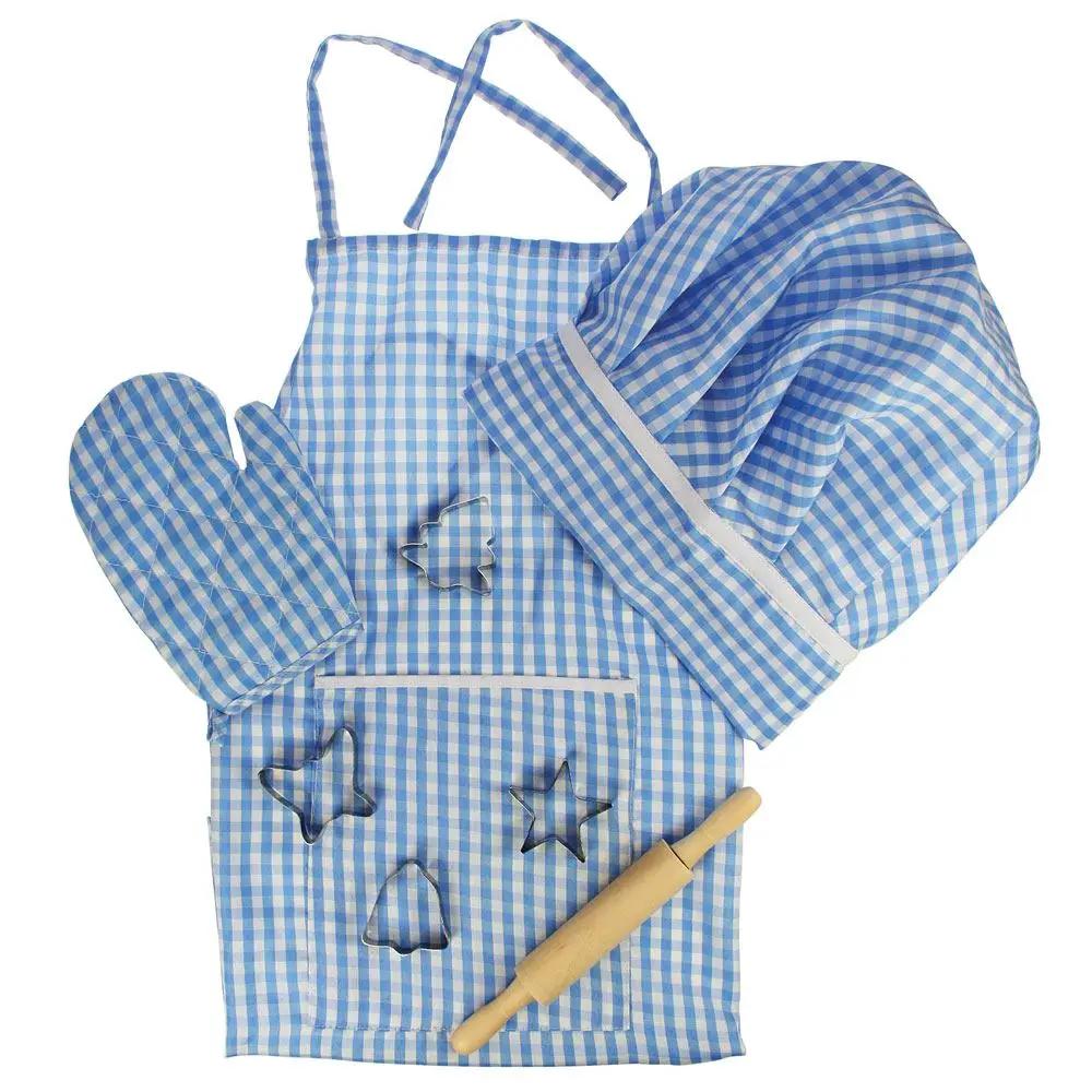 Blue chef’s cooking set for children