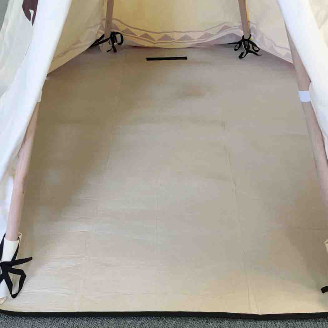 Teepee Floor Mat Play Mat Storage Bag in One – Big Game Hunters - Main Image