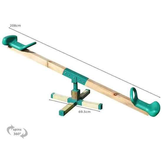 Big Game Hunters Seesaws Rotating Wooden Seesaw