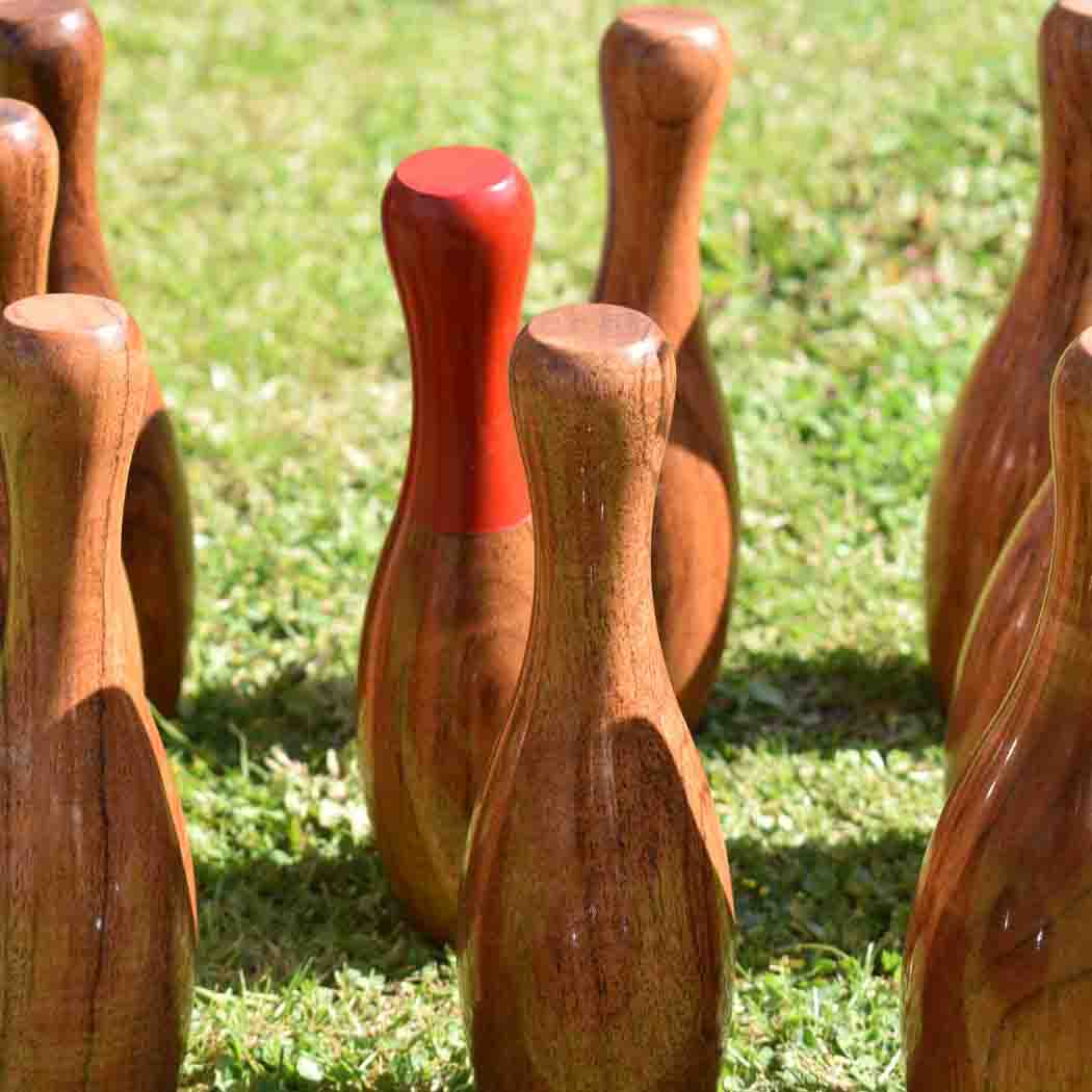 Big Game Hunters Skittles Wooden Garden Skittles