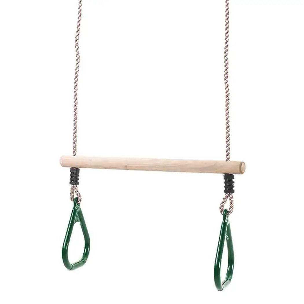 Big Game Hunters Trapeze Bars Trapeze Bar With Green Rings