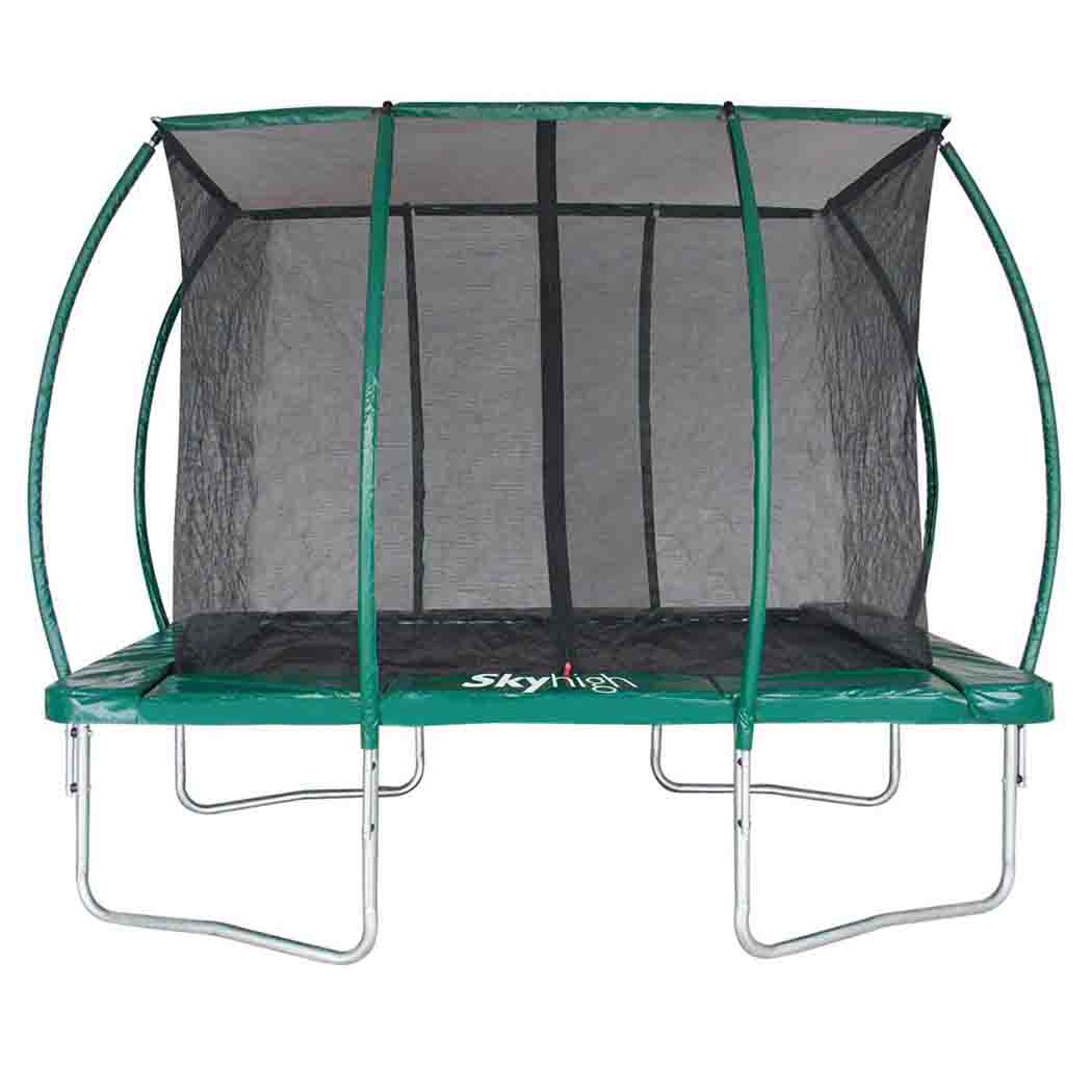 Enclosed Trampoline Trampoline With Enclosure 7ft X 10ft Skyhigh