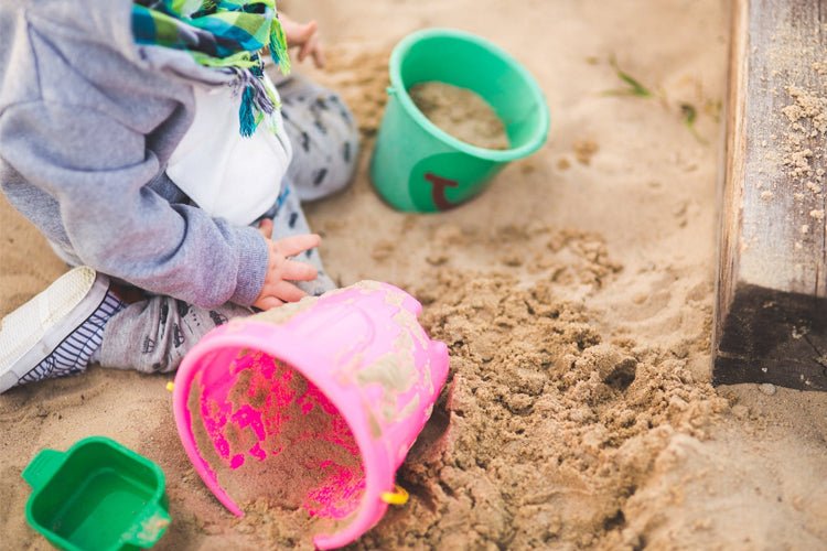 childs development improved by sandpits and sand play