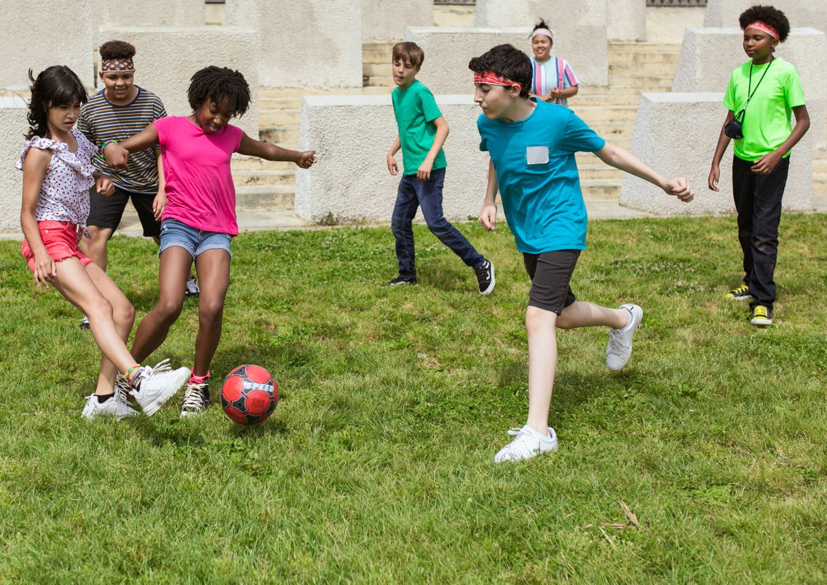 Kids Playing Football