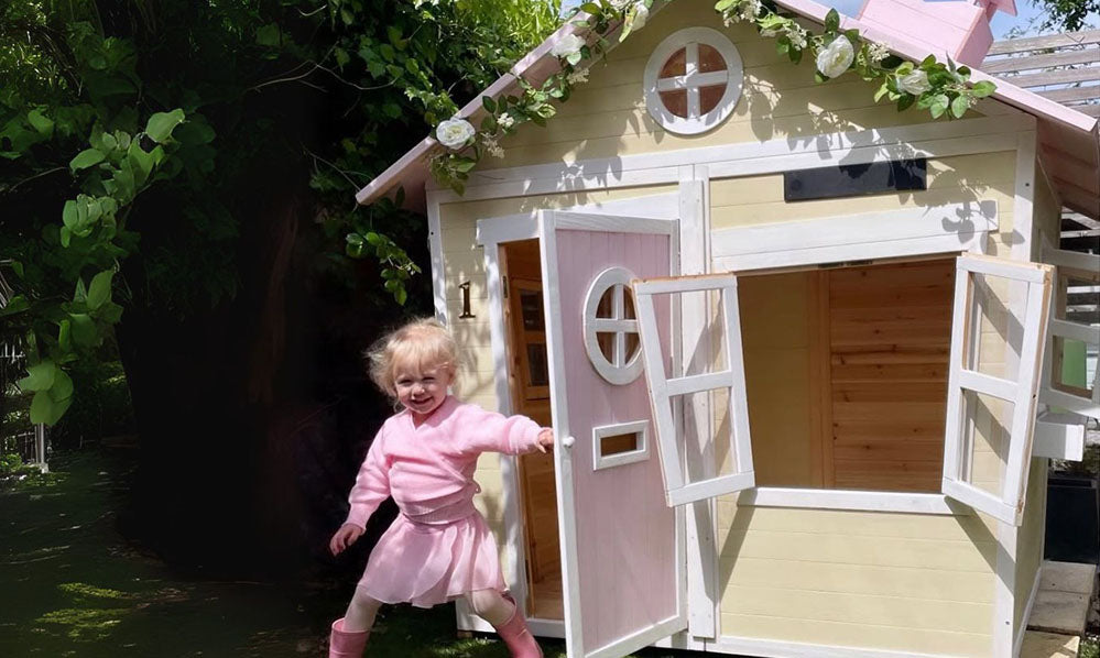 Creative Ways to Transform a Wooden Playhouse