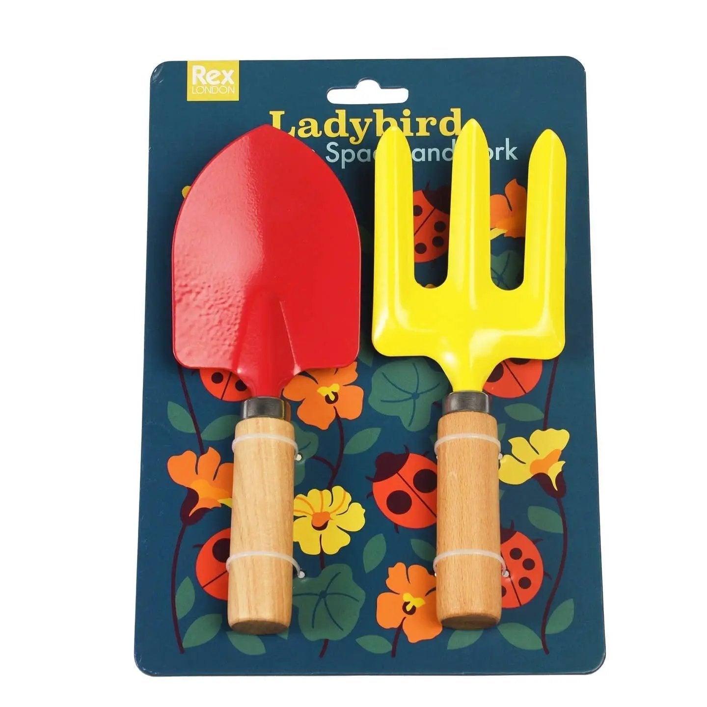 Children’s gardening tools with ladybird design
