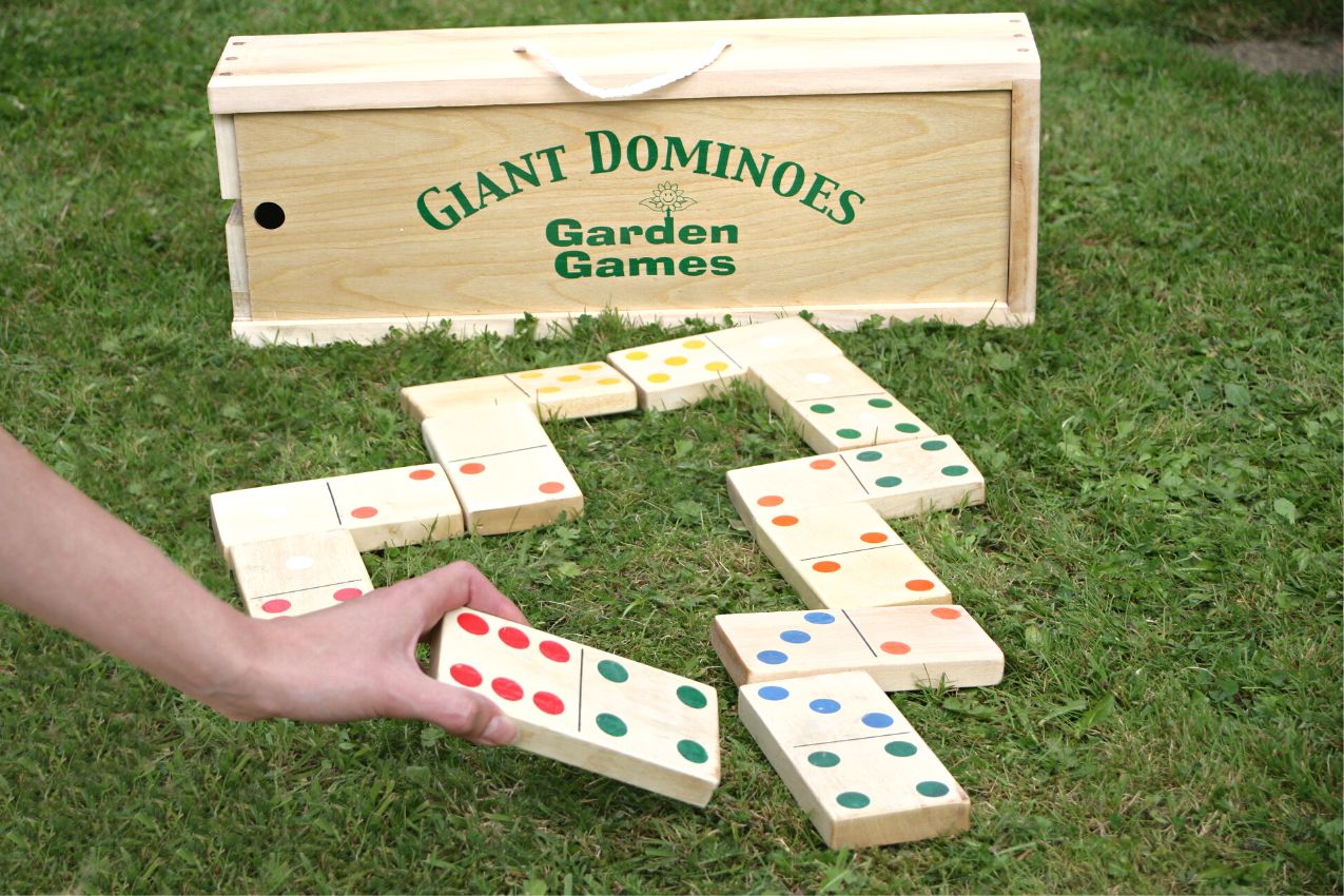 giant dominoes garden games