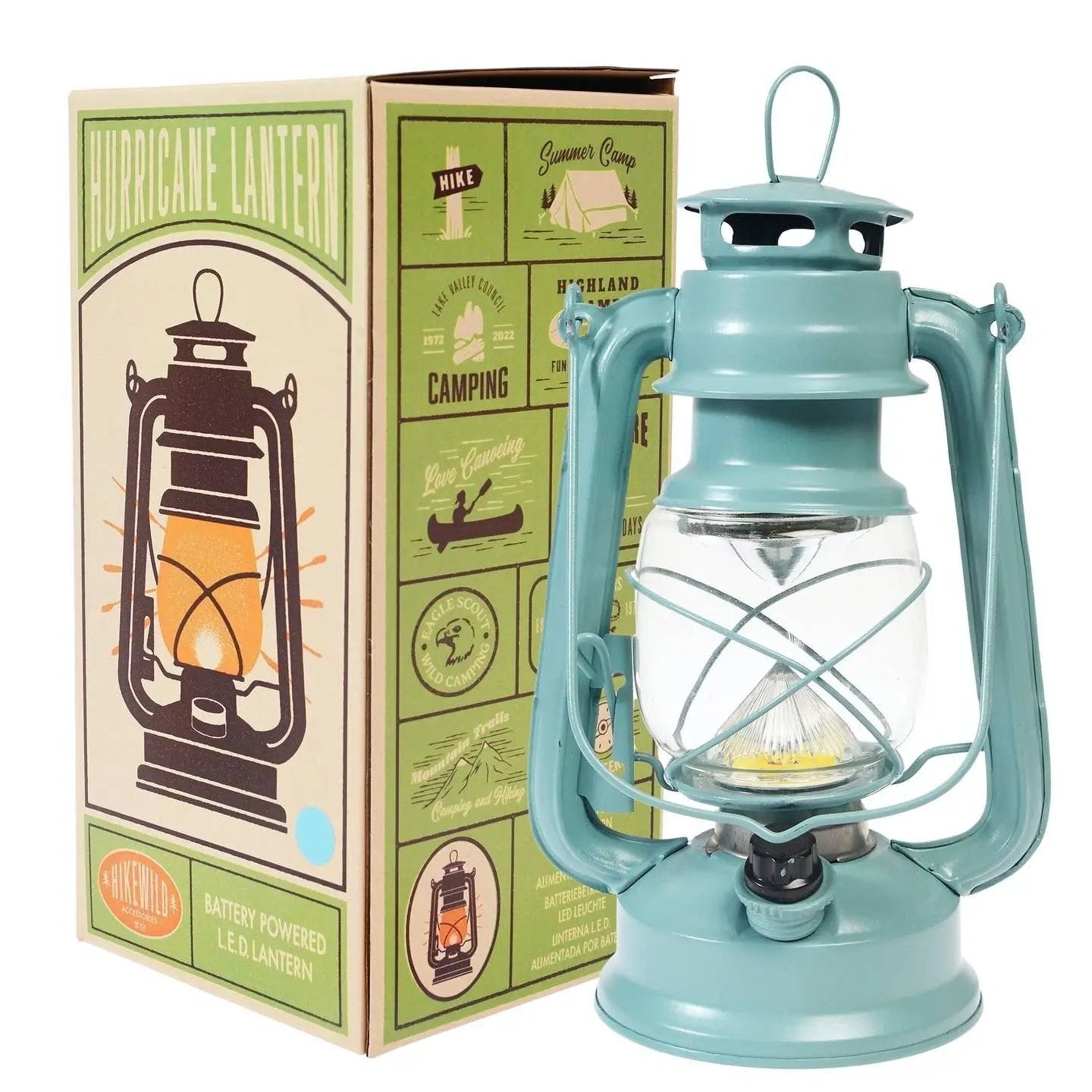LED hurricane lantern blue children’s light