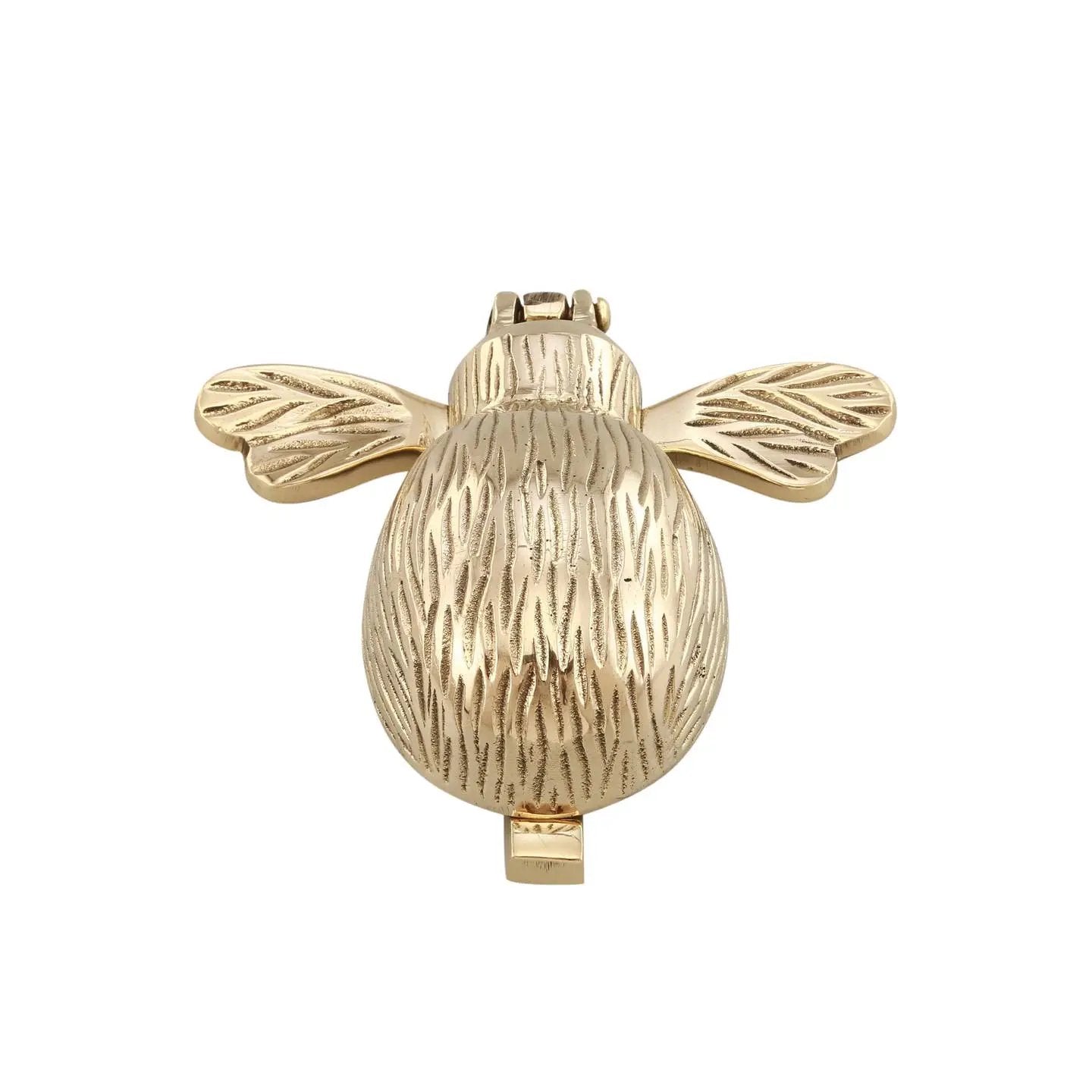 Brass bee door knocker for home décor