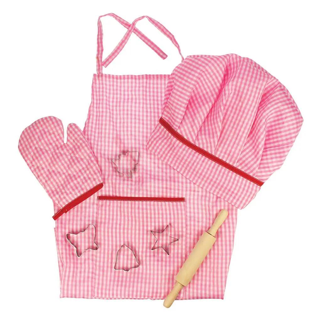 Pink chef’s cooking set for kids