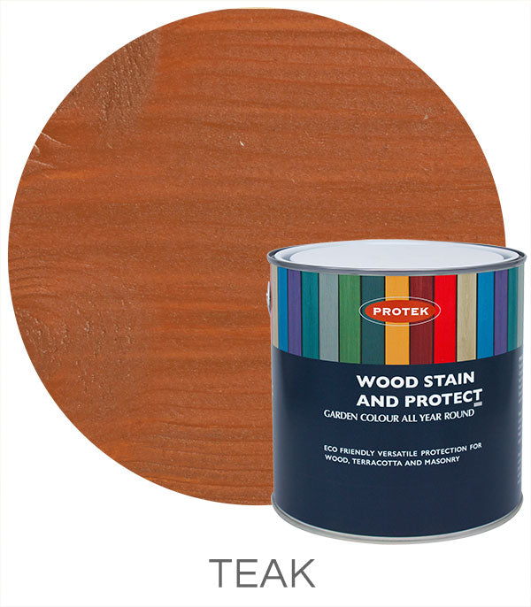 Protek Wood Paint - 1 Lt Wood Stain & Protect