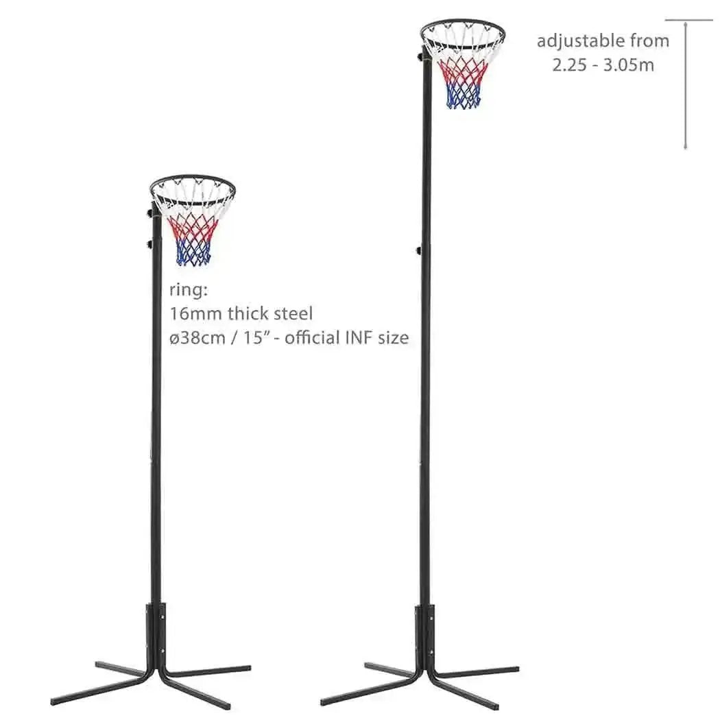 Bee Ball Netball Posts Bee Ball Freestanding Netball Post