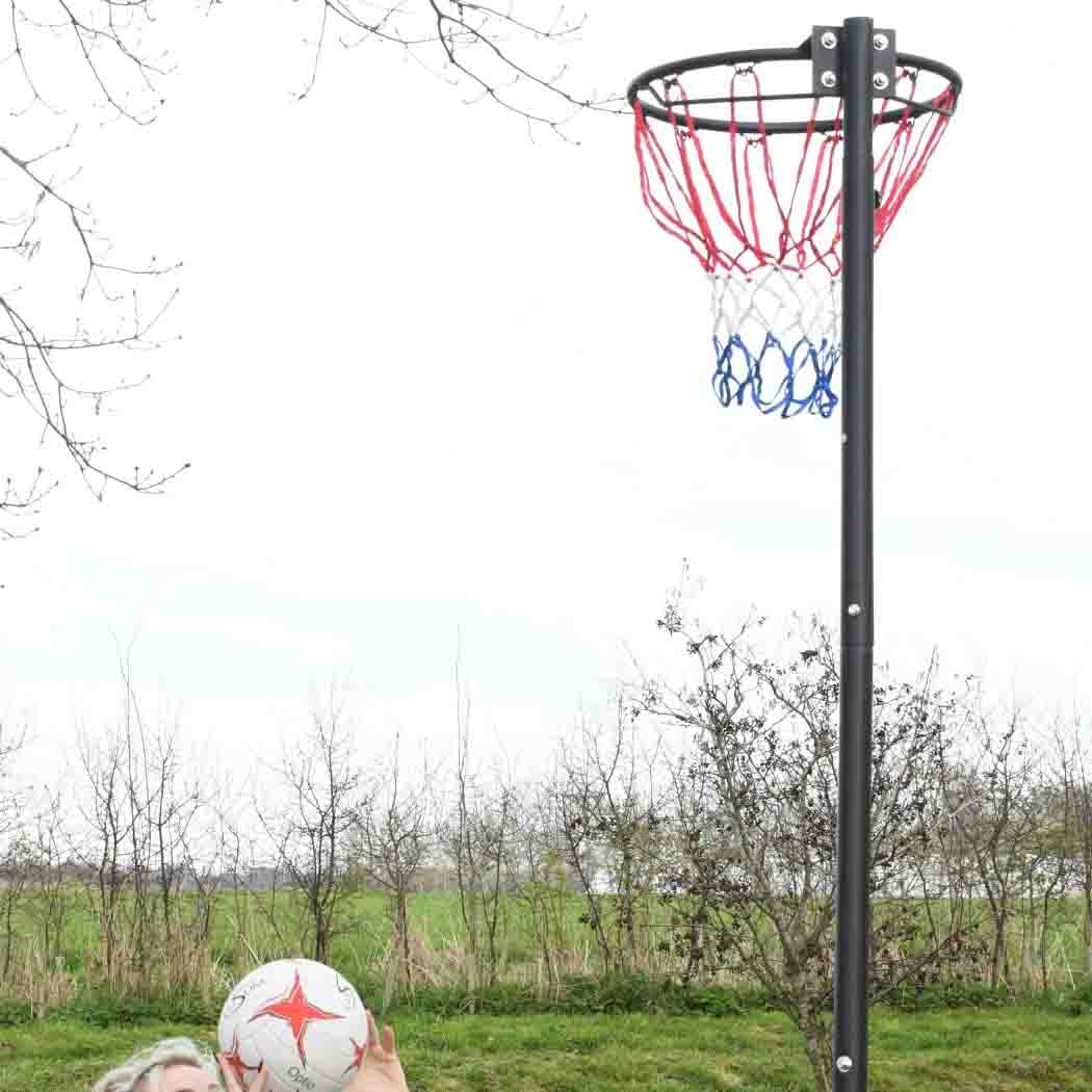Bee Ball Netball Posts Bee Ball Freestanding Round Base Netball Post