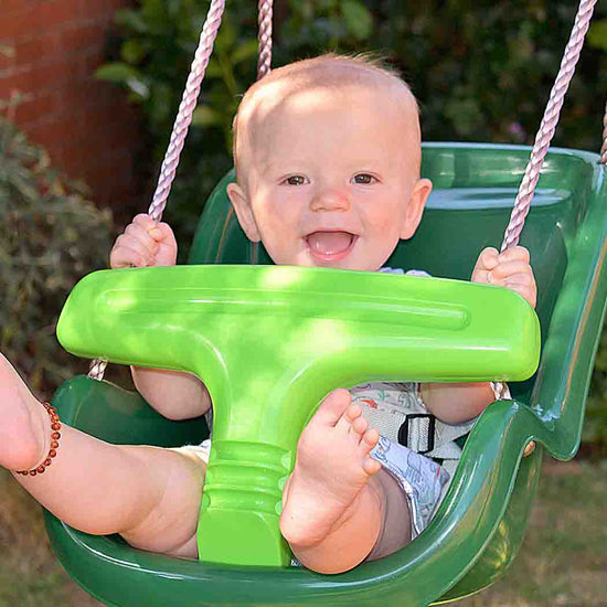 Load image into Gallery viewer, Big Game Hunters Baby Swing Seats Green Deluxe Baby Swing Seat
