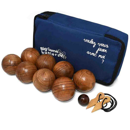 Big Game Hunters Boules & Pétanque Wooden Boules Set