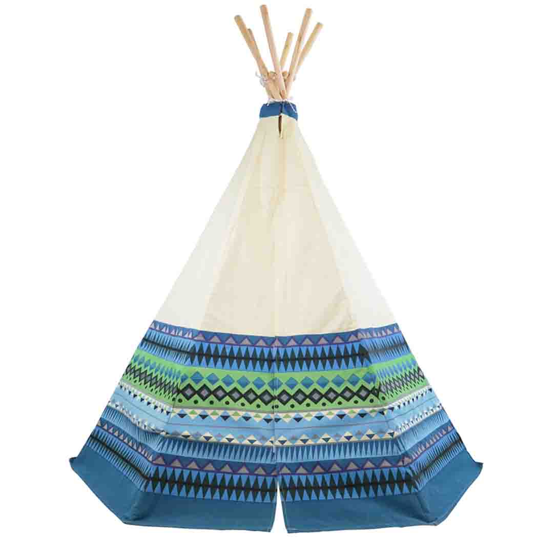 Teepee Wigwam In Legno Per Bambini - Casetta Gioco Da Esterno E Interno Con Finestre In Plexiglas, 155x91,5x92 Cm, Big Game Hunters