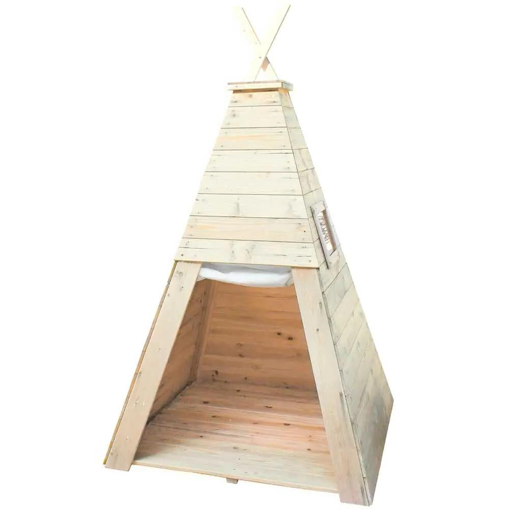 Floor for wooden teepee
