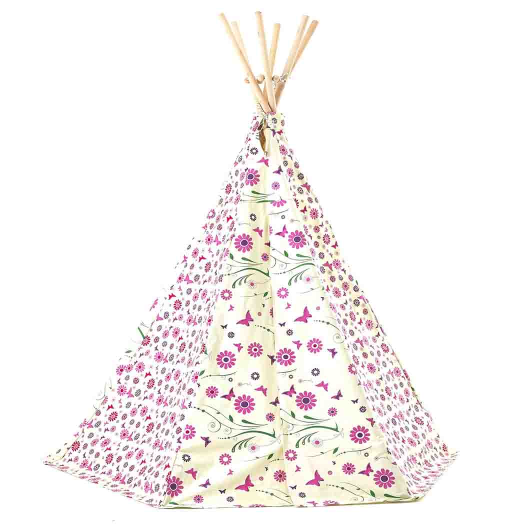 Load image into Gallery viewer, Big Game Hunters Children Teepees Flower and Butterfly Teepee
