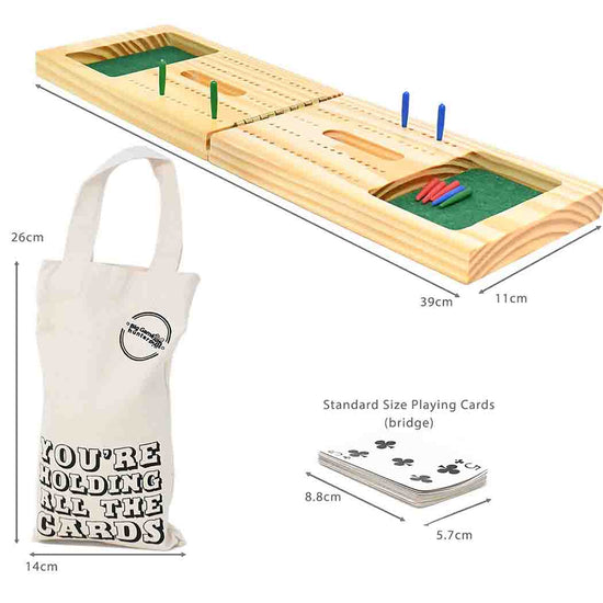 Big Game Hunters Cribbage Game Cribbage Board Game with Travel Bag
