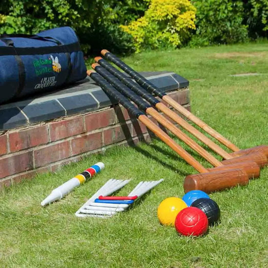 Load image into Gallery viewer, Big Game Hunters Croquet Sets Full Size Croquet Set - 4 Player
