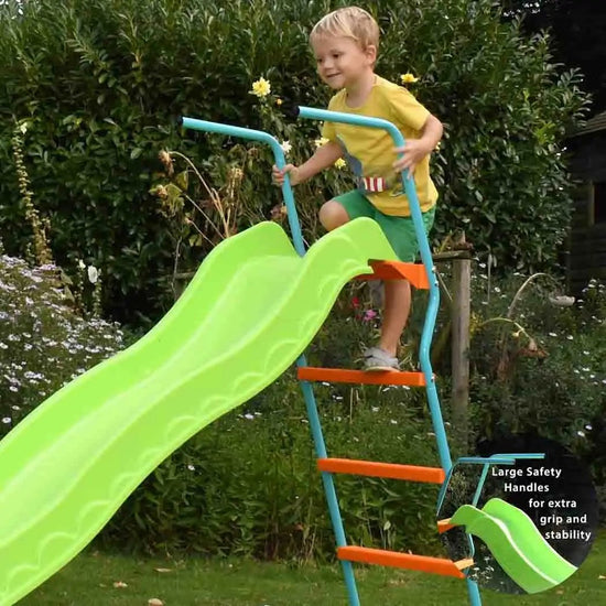 Big Game Hunters Freestand Slides 1.85m Green Freestanding Children's Wavy Slide