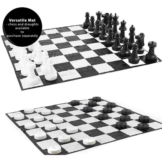 Load image into Gallery viewer, Big Game Hunters Giant Chess &amp;amp; Draughts Mats Giant Chess Mat
