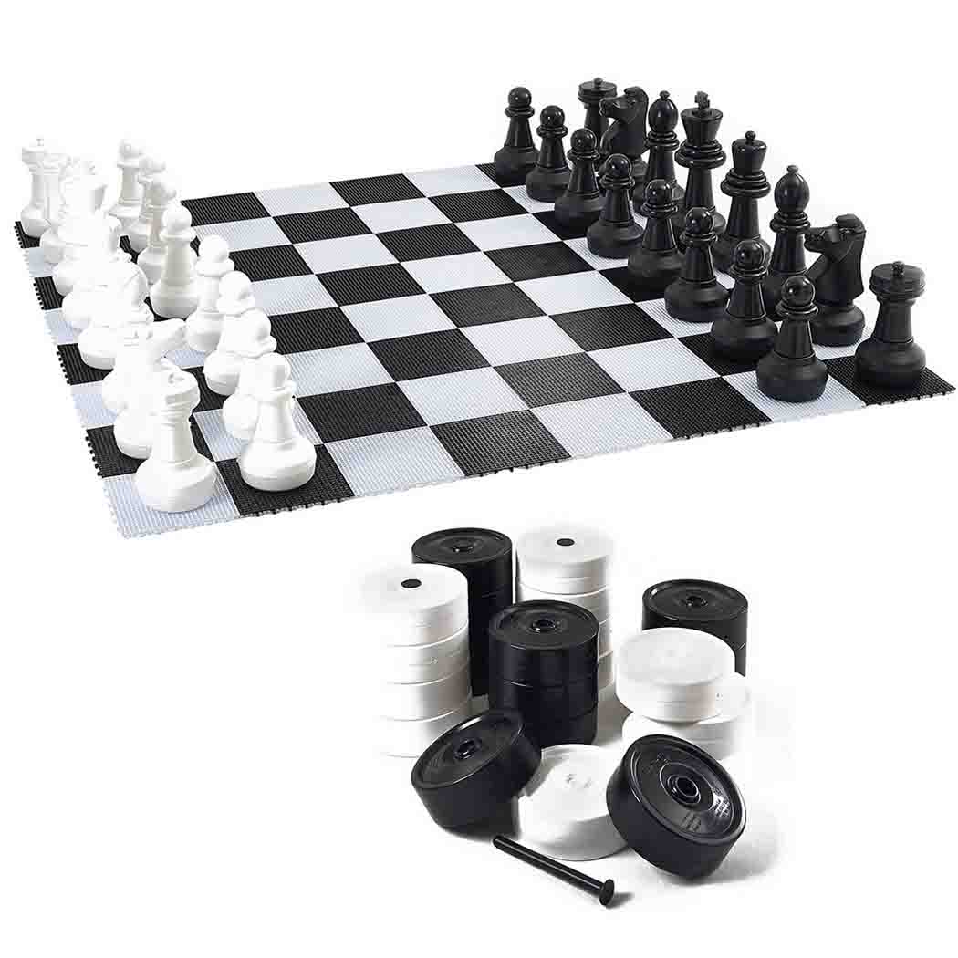 Giant Chess Draughts Sets – Big Game Hunters