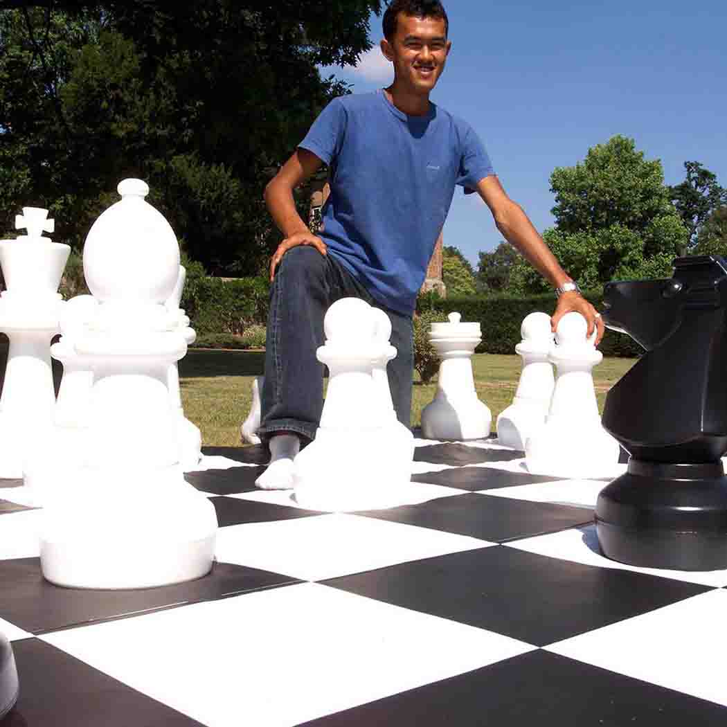 Big Game Hunters Giant Chess & Draughts Sets Giant Chess, Giant Draughts and Mat Package