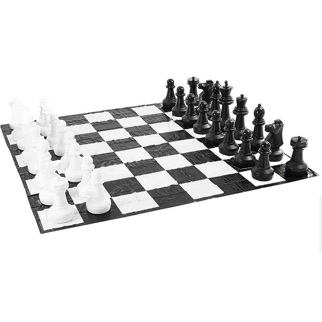 Big Game Hunters Giant Chess Sets Giant Chess Pieces and Mat Package