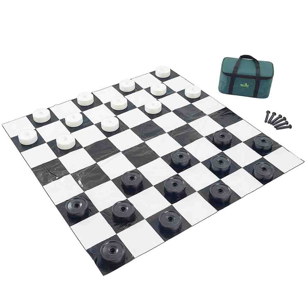 Big Game Hunters Giant Draughts Sets Garden Draughts Set