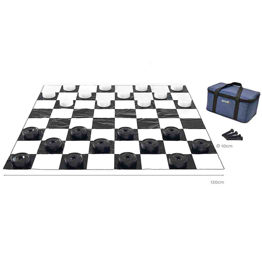 Load image into Gallery viewer, Big Game Hunters Giant Draughts Sets Garden Draughts Set
