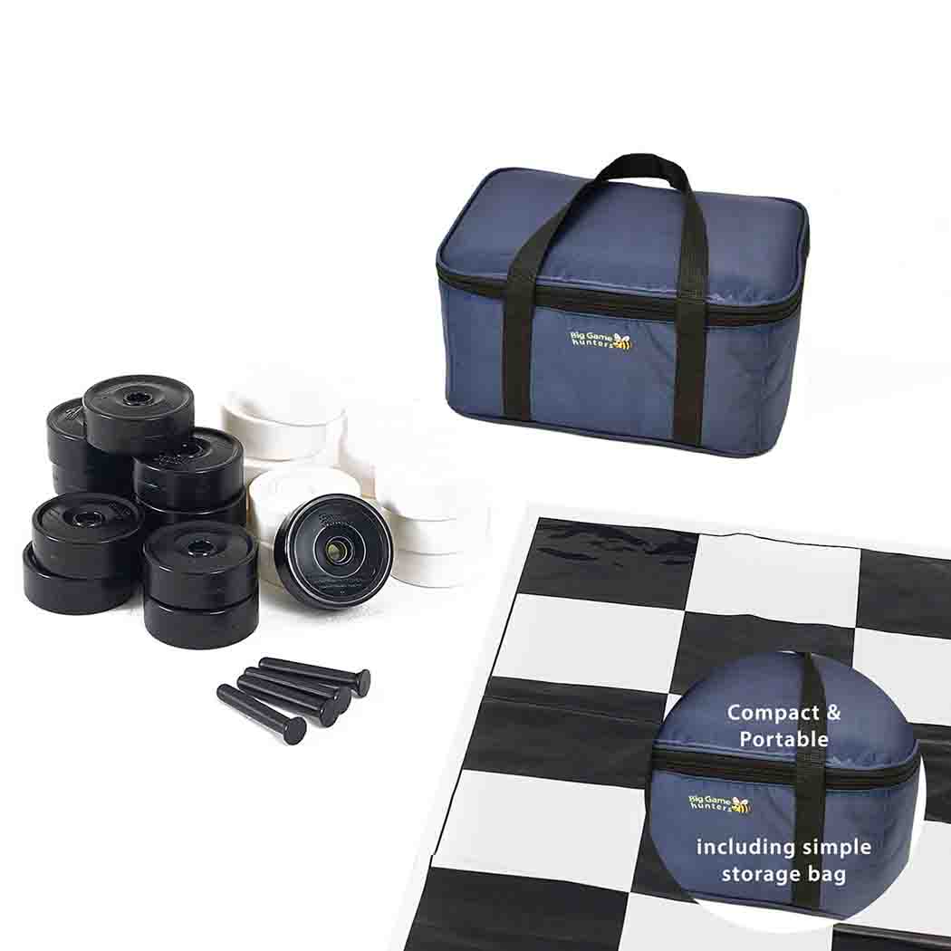 Big Game Hunters Giant Draughts Sets Garden Draughts Set