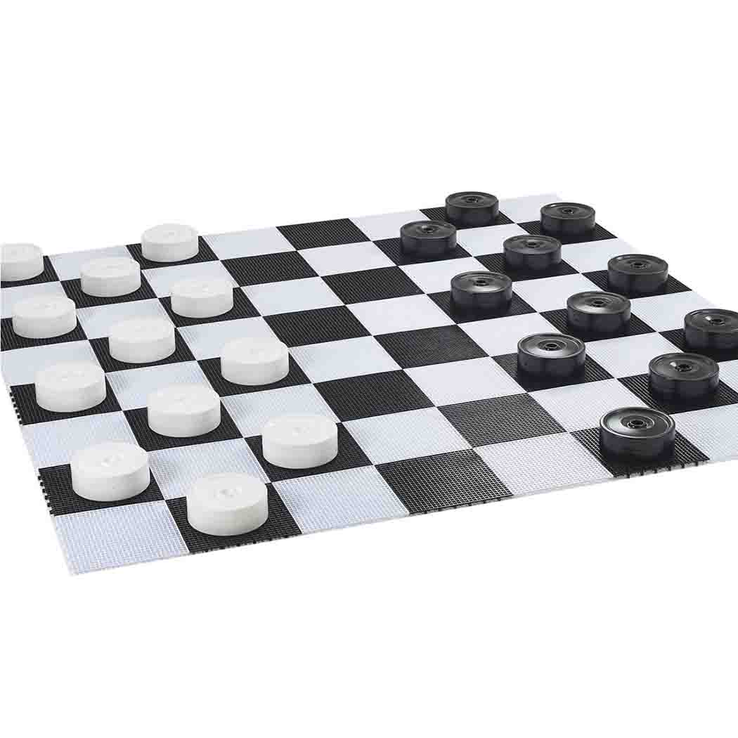 Big Game Hunters Giant Draughts Sets Giant Draughts and Lawn Friendly Board Package