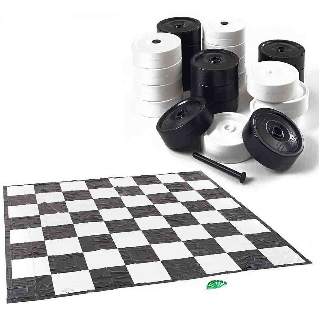 Big Game Hunters Giant Draughts Sets Giant Draughts and Mat Package