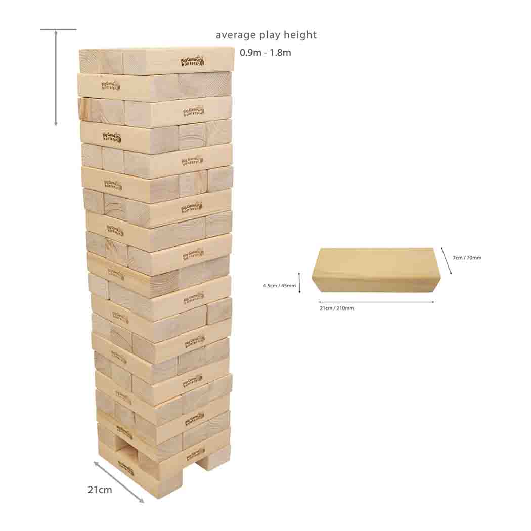 Load image into Gallery viewer, Big Game Hunters Giant Jenga &amp;amp; Hi Towers Giant Hi-Tower Game
