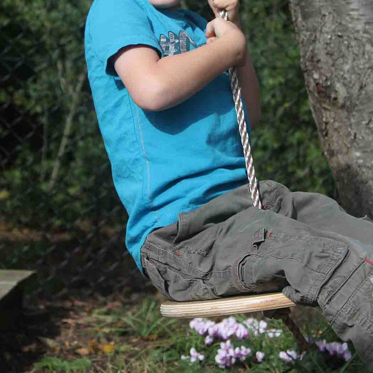 Wooden Monkey Swing Seat | Round Wooden Button Swing – Big Game Hunters