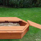 Big Game Hunters Sandpit Lids Hexagonal Wooden Sandpit Lid