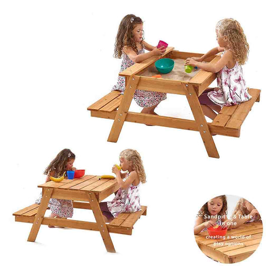 Load image into Gallery viewer, Big Game Hunters Sandpits Garden Games Picnic Table Sandpit
