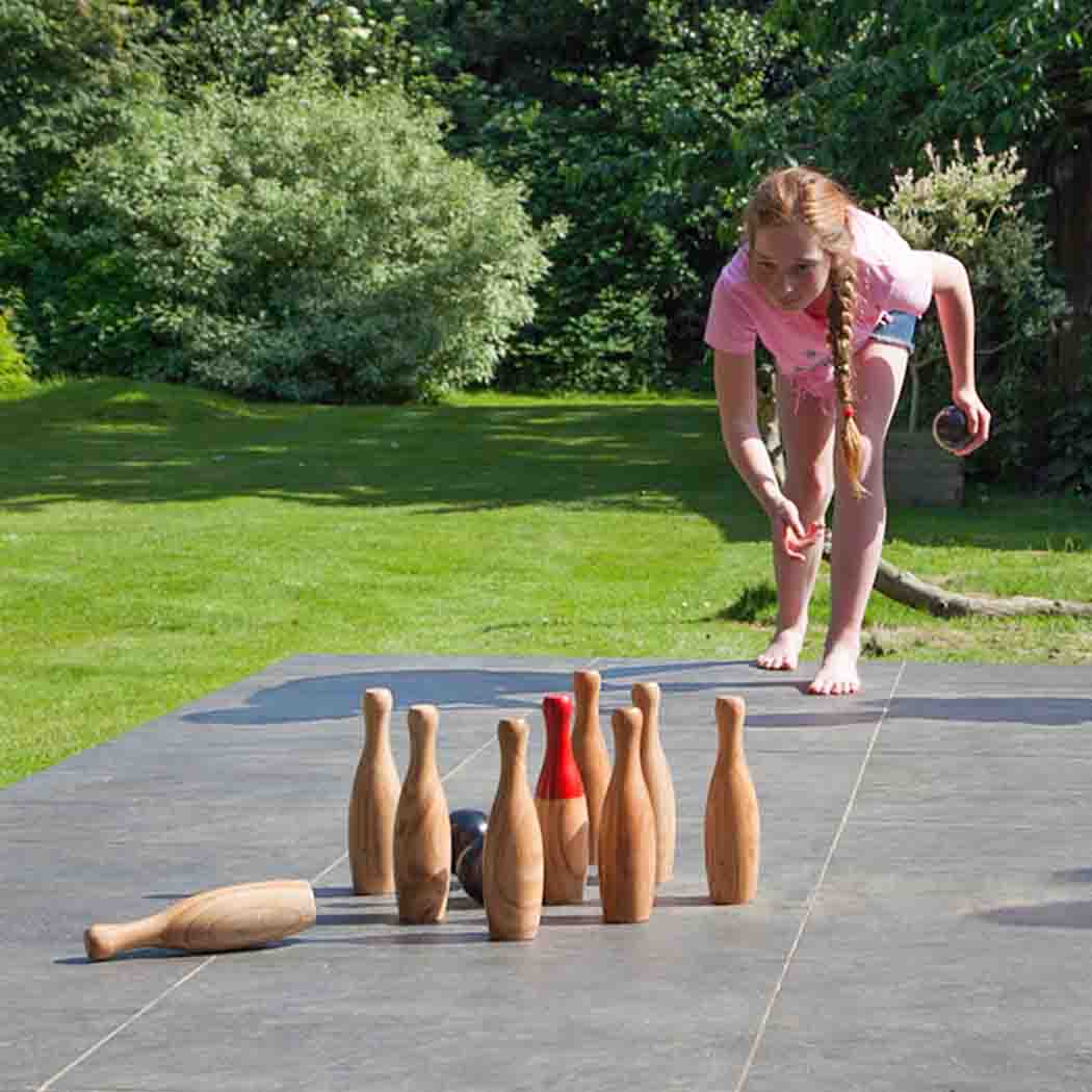 Big Game Hunters Skittles Wooden Garden Skittles