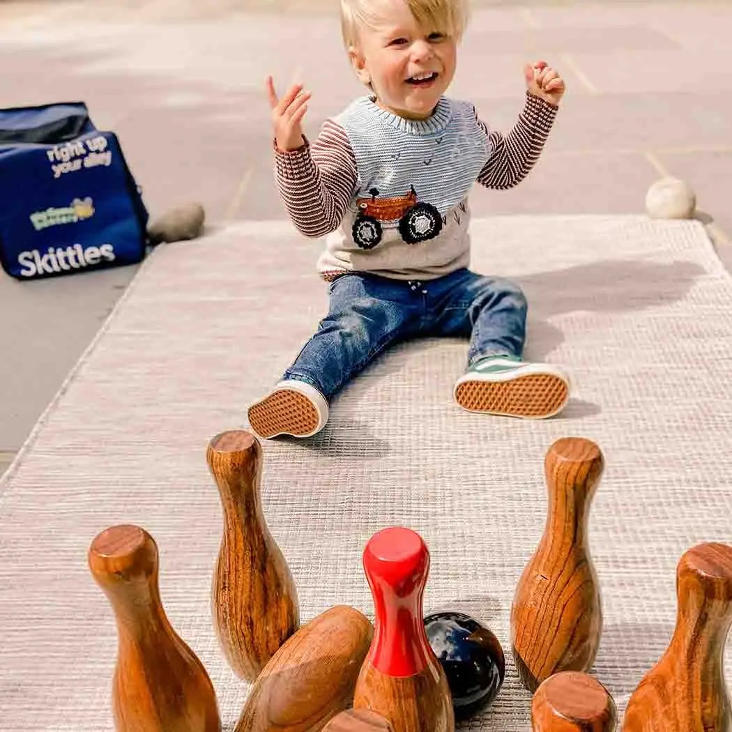 Big Game Hunters Skittles Wooden Garden Skittles