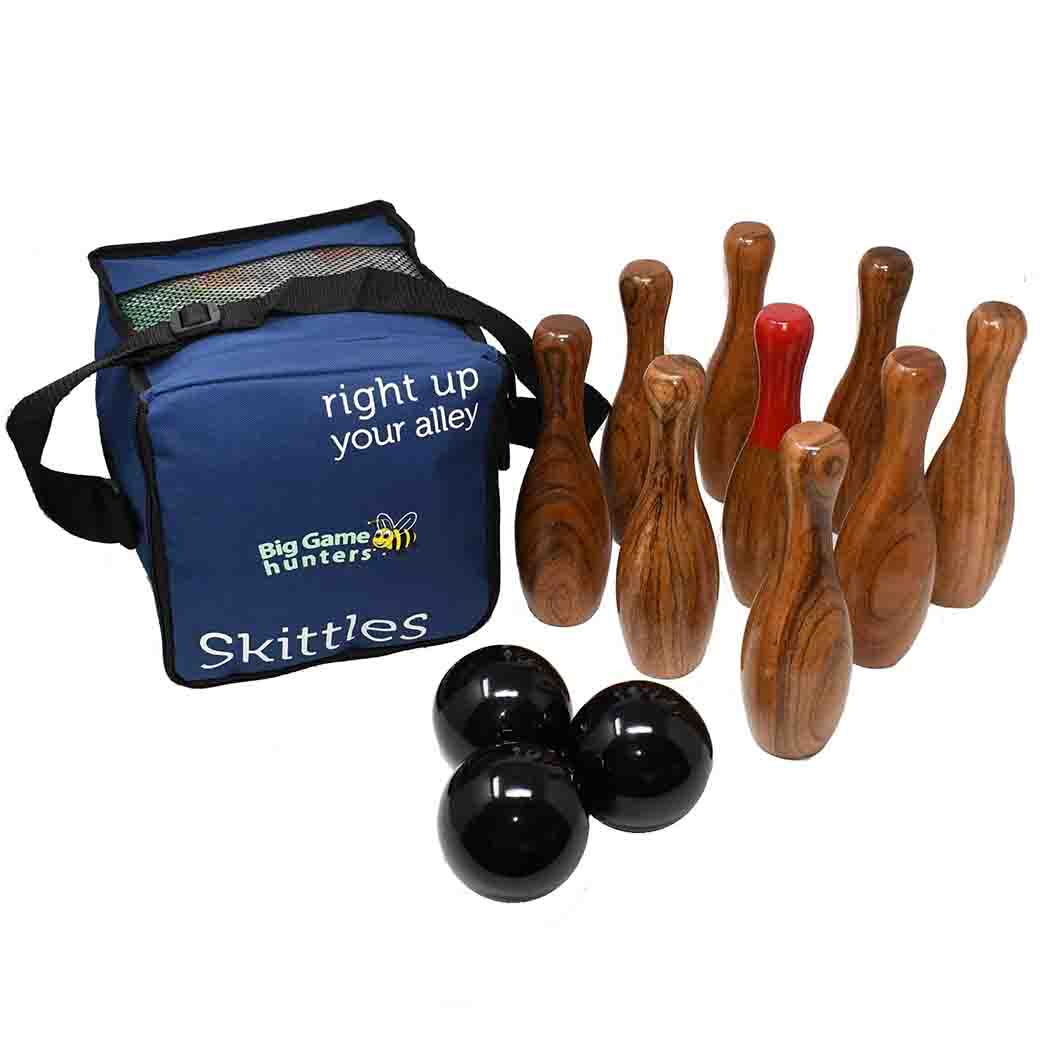 Big Game Hunters Skittles Wooden Garden Skittles