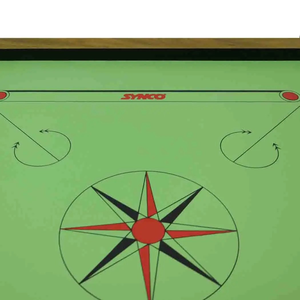 Load image into Gallery viewer, Synco Carrom Board Sets Synco Green Carrom Board
