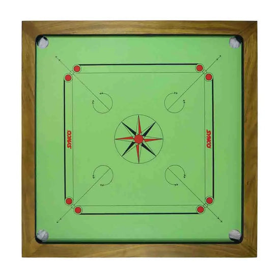 Load image into Gallery viewer, Synco Carrom Board Sets Synco Green Carrom Board
