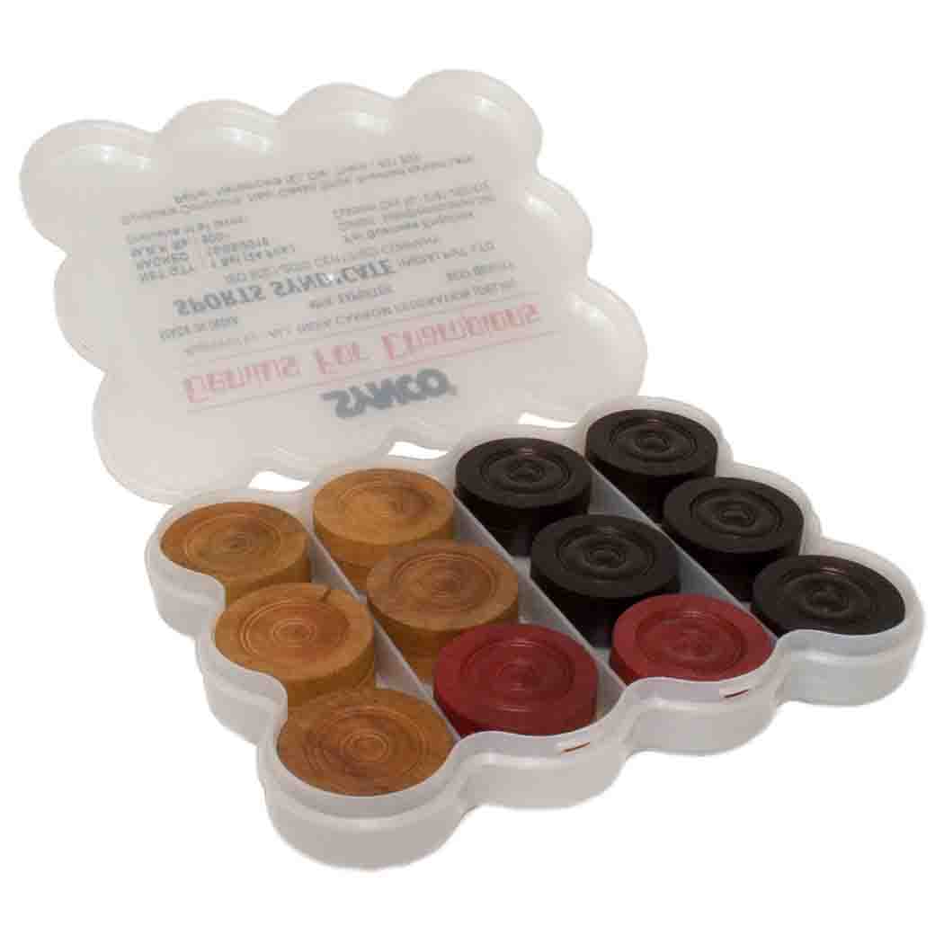 Synco Carrom Coins SYNCO Genius Carrom Men for Champion in PVC Box