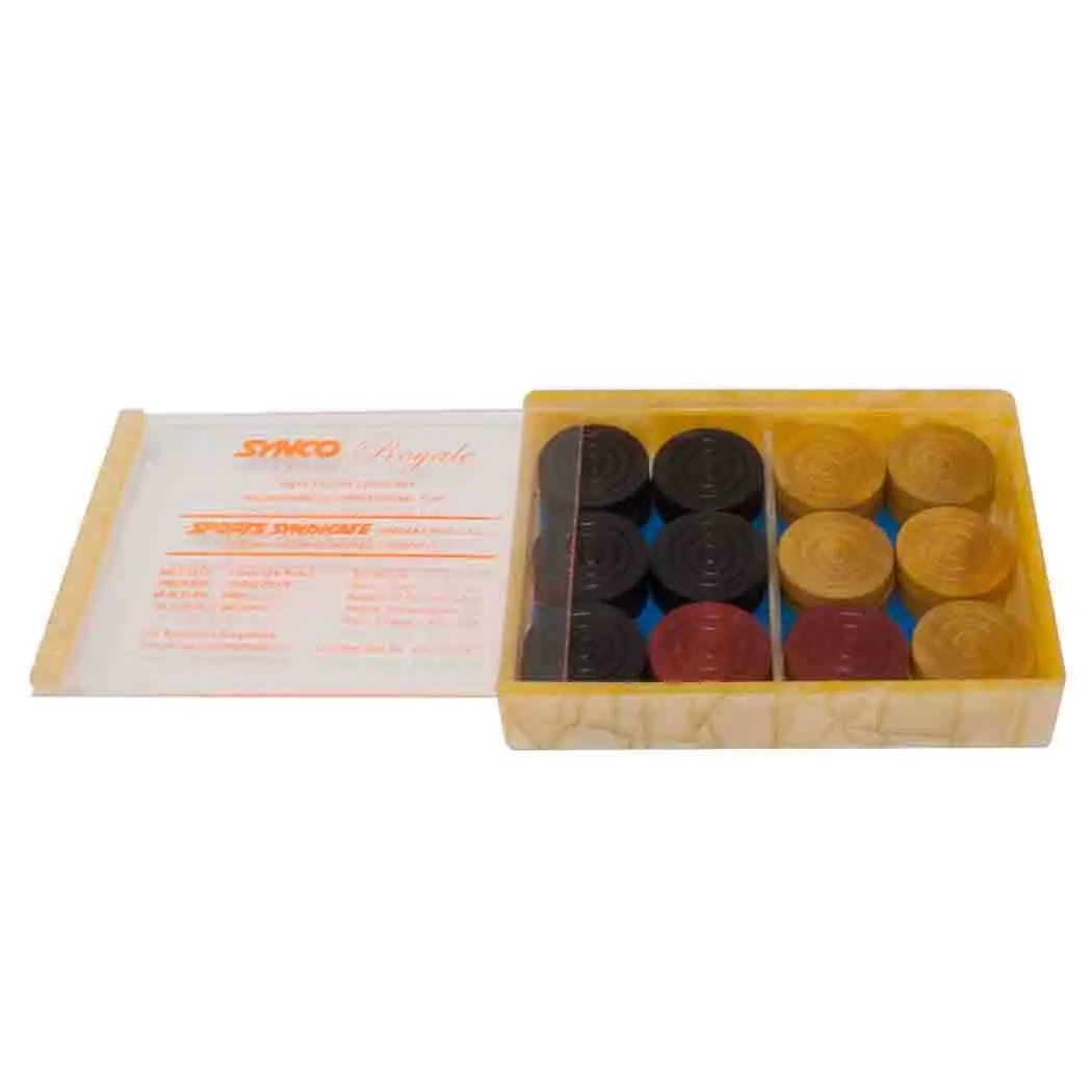 Big Game Hunters SYNCO Royale Carrom Men in Acrylic Box