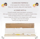 TotsAhoy Children Teepees Canicove Teepee Tent for Kids
