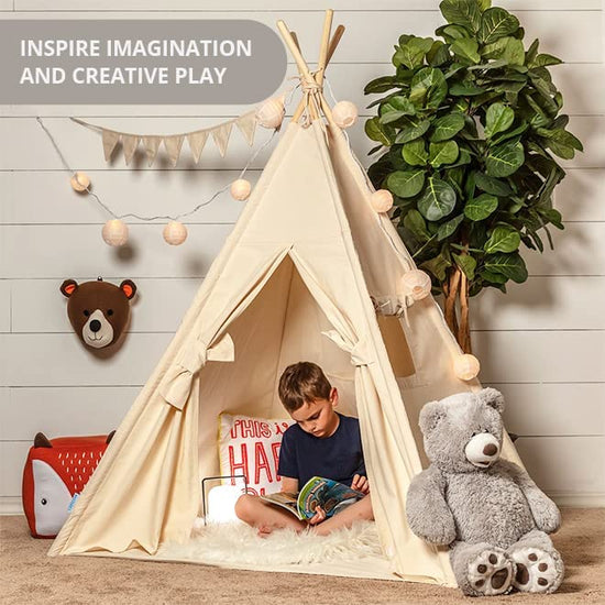 Load image into Gallery viewer, TotsAhoy Children Teepees Canicove Teepee Tent for Kids
